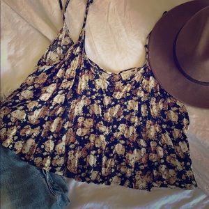 Floral crop top